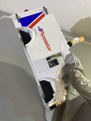Purolator Lego Truck & Lego Delivery Man Not Complete For Parts - photo 3