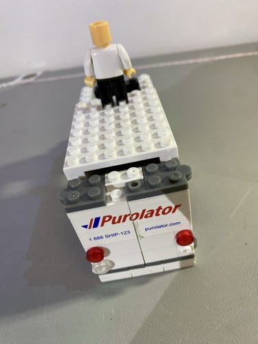 Purolator Lego Truck & Lego Delivery Man Not Complete For Parts - photo 5