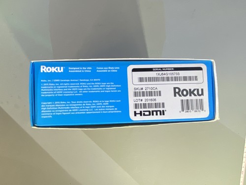 Roku 1 Streaming Media Player Model 2710R HDMI & RCA New In Box - photo 3