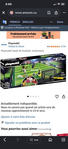 Playmobil Soccer Football Stadium 71120 Play Game Set - Parts - photo 3