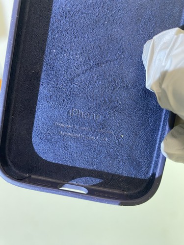 Original Silicone Blue Night Case For iPhone 12/ 12 Pro - photo 3