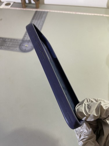 Original Silicone Blue Night Case For iPhone 12/ 12 Pro - photo 4