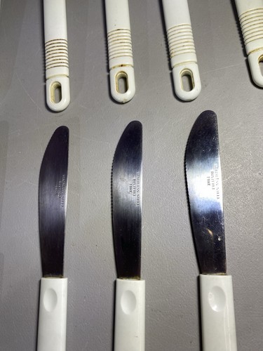 Vintage Northland Stainless cutlery set cream plastic handles Ja - photo 2