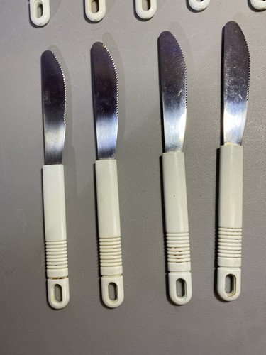 Vintage Northland Stainless cutlery set cream plastic handles Ja - photo 3