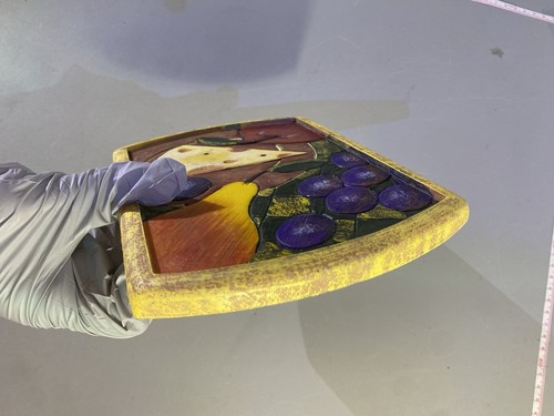 Mosaic Look Art Deco Multi Purpose Trivet Cheese Board - photo 5