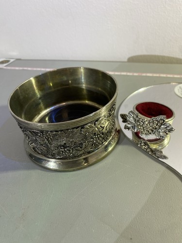Bentley Owners Club Silver Plated Wine Bottle Coaster - photo 2