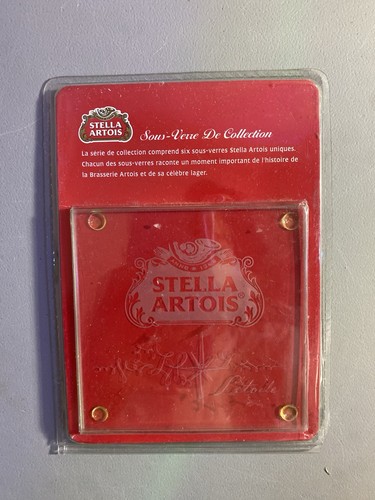 Stella Artois The Original Holiday Classic Coaster Snowflake