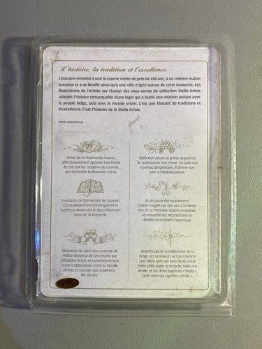 Stella Artois The Original Holiday Classic Coaster Snowflake - photo 2