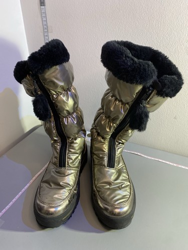 Pajar Women's Toboggan 2.0 Gold Metal Stellare Boots 5-5.5 US - photo 3