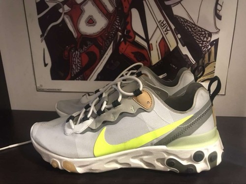Nike React Element 55 Cargo Volt Size 8.5 US No Box Never Used
