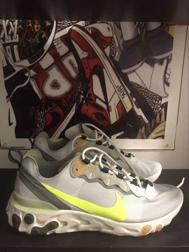 Nike React Element 55 Cargo Volt Size 8.5 US No Box Never Used - photo 2