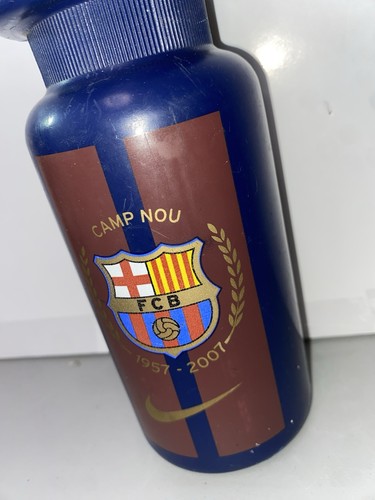 Vintage FC Barcelona Nike Water Bottle Rare - photo 2