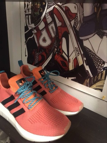 adidas Originals Swift Run Summer Sneakers In Orange Size 8.5 - photo 3