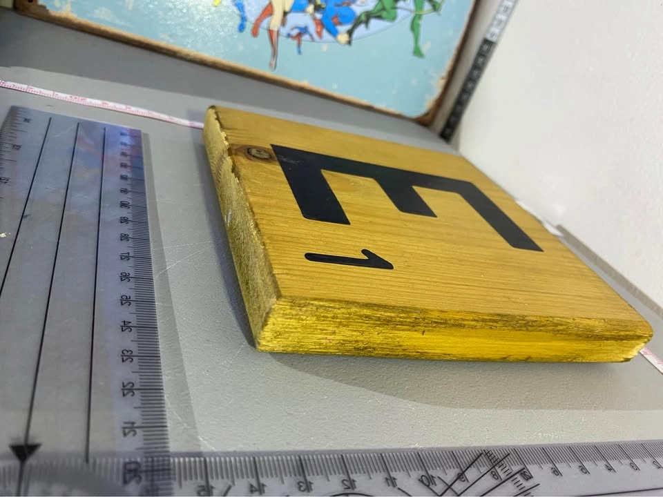 Large Wooden Scrabble Tile Wall Decor - Letter E 1 - photo 4
