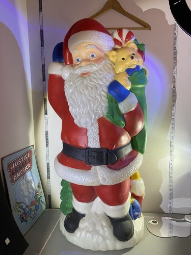 Vintage 40” TPI Santa Claus Blow Mold Light