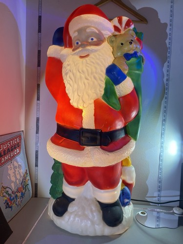 Vintage 40” TPI Santa Claus Blow Mold Light - photo 2