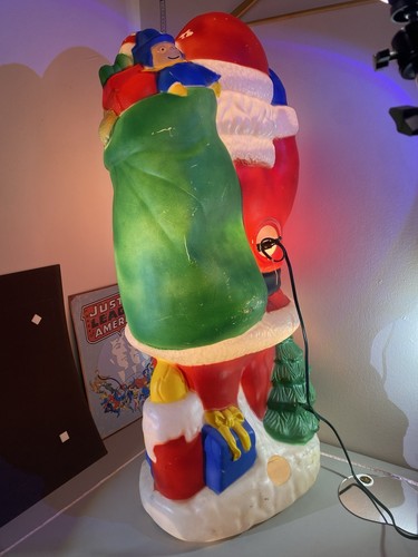 Vintage 40” TPI Santa Claus Blow Mold Light - photo 4