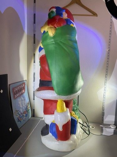 Vintage 40” TPI Santa Claus Blow Mold Light - photo 5