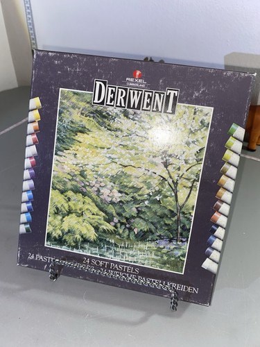 Derwent Alphacolor Soft Square Pastels, Earth Tones, 24 Count