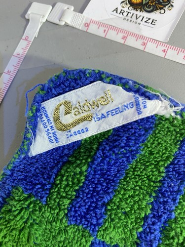 Caldwell Vintage Blue and Green Washcloth - photo 2