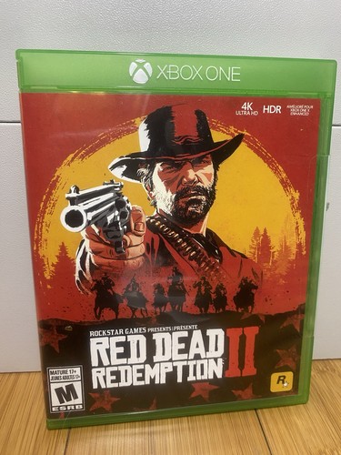 Red Dead Redemption 2 Microsoft Xbox One W/ Map and Both Discs