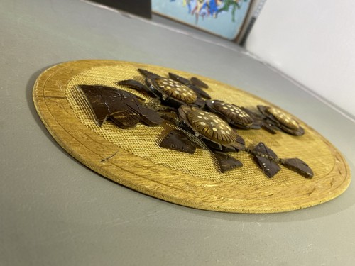 Vintage Hand Carved Wood Flowers Wall Decor Art - photo 4