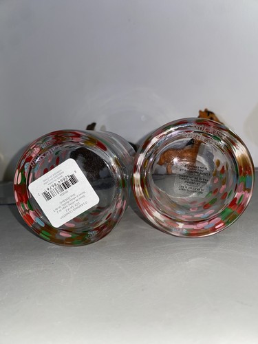 Kate Spade It's Raining Confetti Double Old Fashioned Glasses - photo 5