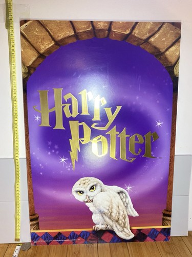 Harry Potter Hedwig Vintage 2-Sided Bookstore Display Sign - photo 3