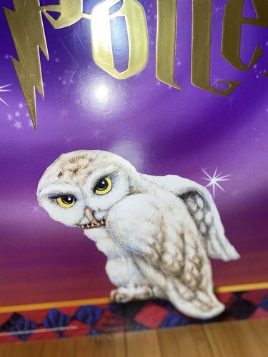 Harry Potter Hedwig Vintage 2-Sided Bookstore Display Sign - photo 4