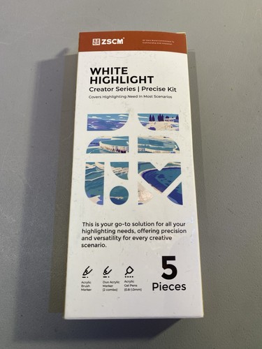 ZSCM White Highlight Creator Series Precise Kit 5pieces - photo 5