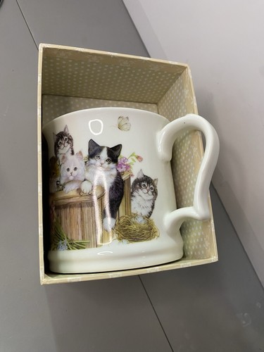 Summer River Cute Kitten Cat Mug New With Box Authentic - photo 2