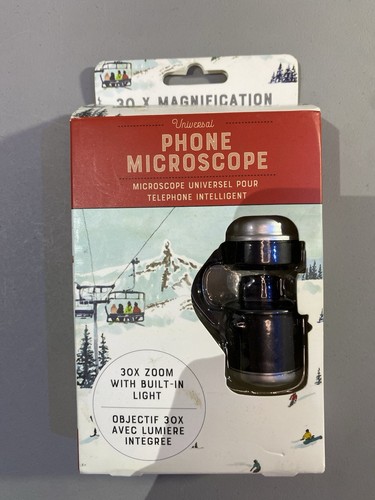 Microscope Universal Phone Microscope 30x Zoom Brand New