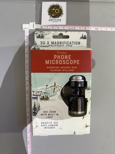 Microscope Universal Phone Microscope 30x Zoom Brand New - photo 2