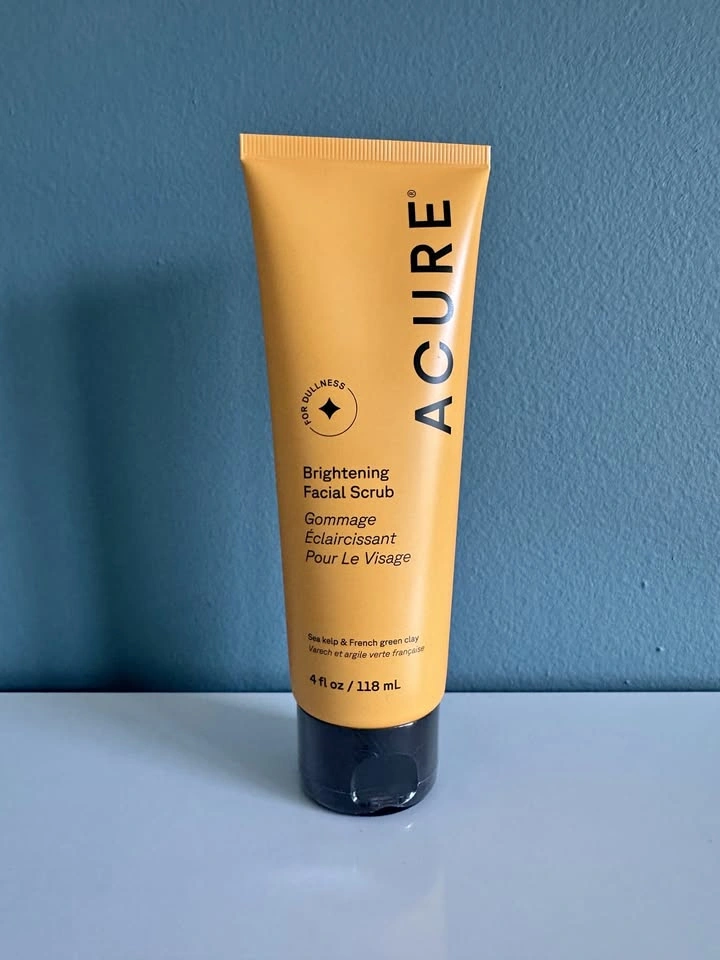 Acure Brightening Facial Scrub 118ml - Brand New Sealed