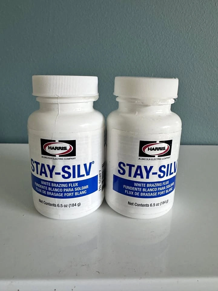 Bundle: Stay-Silv White Brazing Flux - 2 Bottles, Brand New