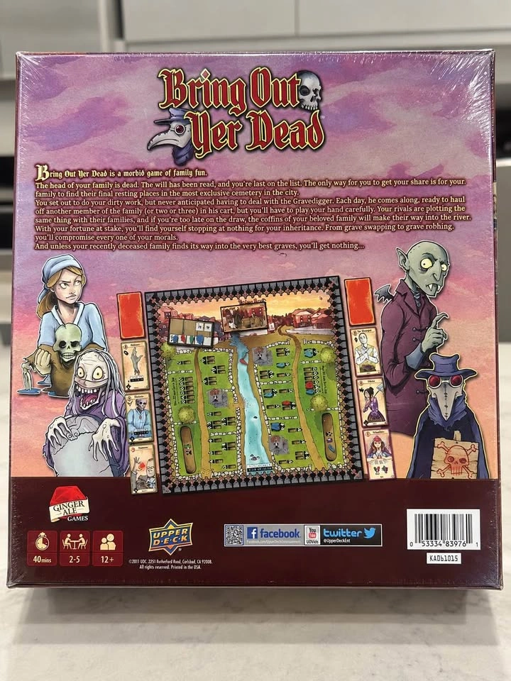 Brand new. Bring Out Yer Dead Board Game - photo 2