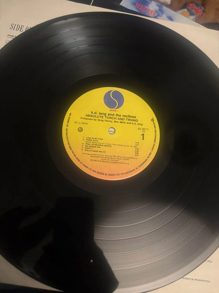 k.d. lang and the reclines Absolute Torch and Twang Vinyl LP - photo 5