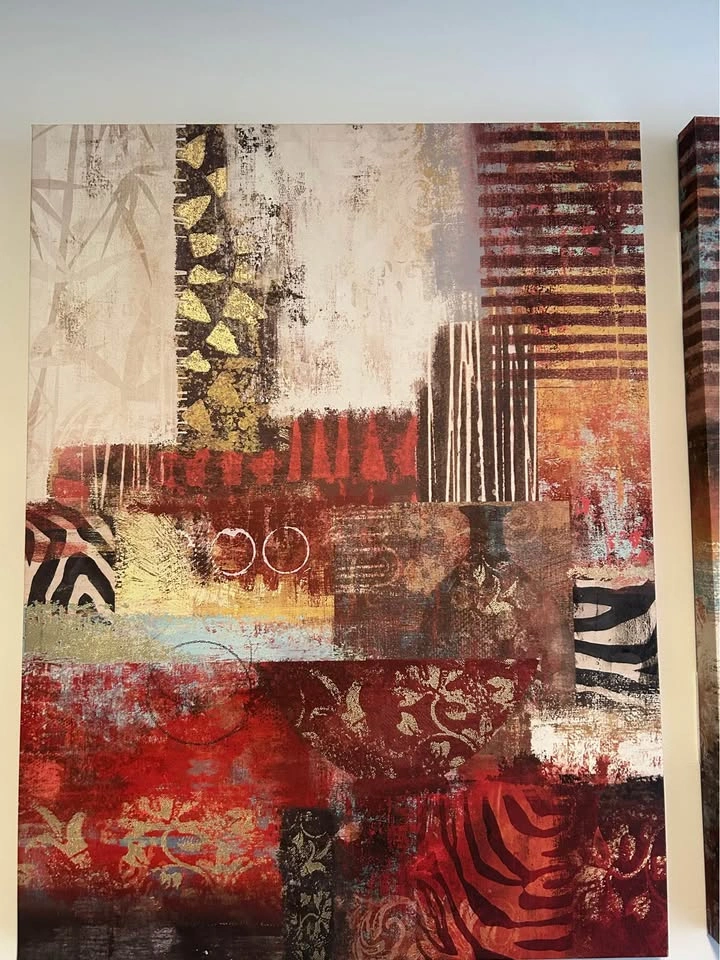 (NEEDED GONE ASAP) 2 Huge wall art paintings - Move Out Sale - photo 2