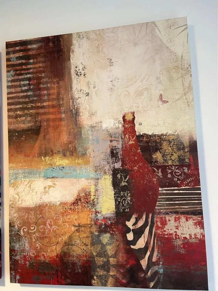 (NEEDED GONE ASAP) 2 Huge wall art paintings - Move Out Sale - photo 3