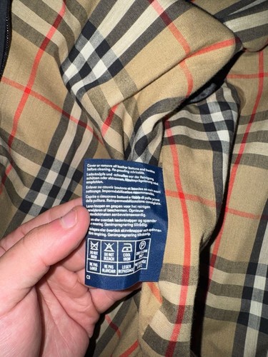 Vintage Burberrys Black Nova Check Trench Coat - photo 4