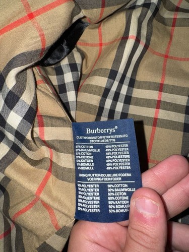Vintage Burberrys Black Nova Check Trench Coat - photo 5