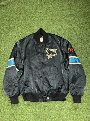 Vintage 80s San Jose Sharks Jacket Size L NHL