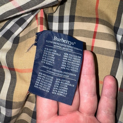 Vintage Burberrys Nova Check Lined Beige Jacket Made in England - photo 4