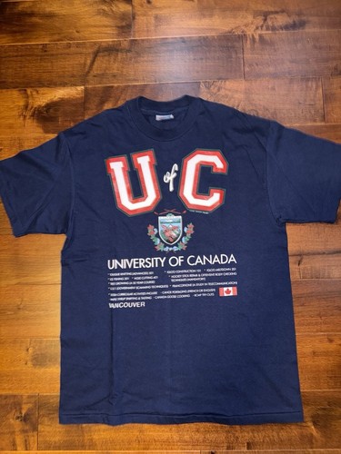Vintage Hanes Beefy-T University of Canada Vancouver T-Shirt