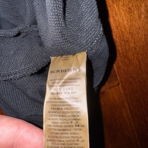 Burberry London England Contrast Stitch Logo Sweatshirt Black - photo 4