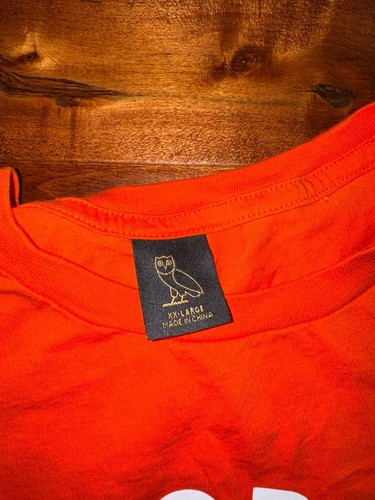 OVO October's Very Own Collegiate Long Sleeve T-Shirt Orange - photo 3