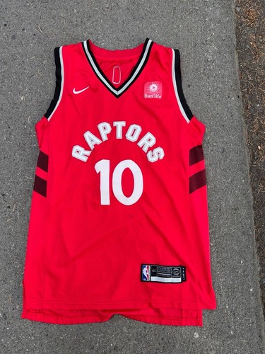 Nike Toronto Raptors DeMar DeRozan #10 Red Basketball Jersey Siz