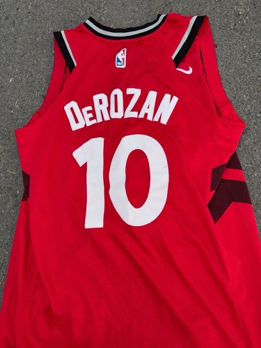 Nike Toronto Raptors DeMar DeRozan #10 Red Basketball Jersey Siz - photo 5