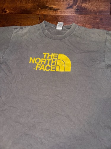 The North Face Short Sleeve Crewneck Graphic T-Shirt Gray Yellow - photo 2