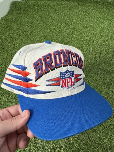 Vintage 90s Denver Broncos logo athletic Diamond cut hat NFL